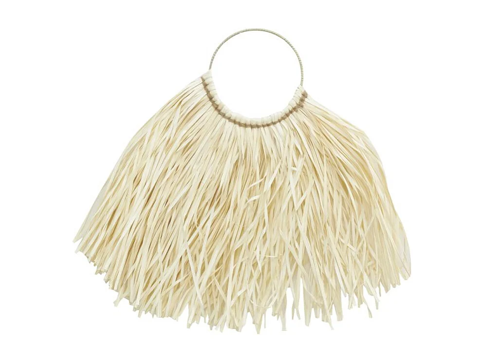 Décors muraux en palmier naturel et franges