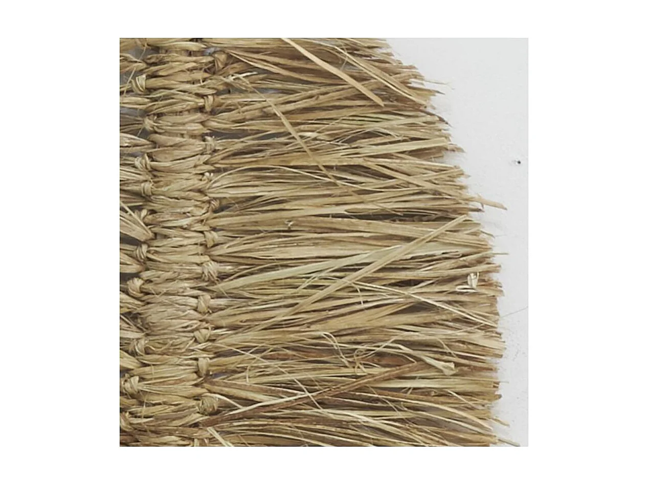 Décorations murales en jute naturel Feuille (lot de 2)