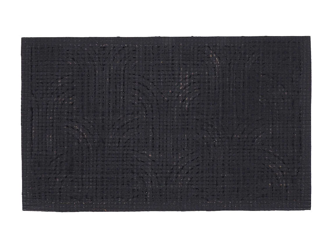 Paillasson en fibres de coco et caoutchouc avec motifs 75 x 45 cm Art déco