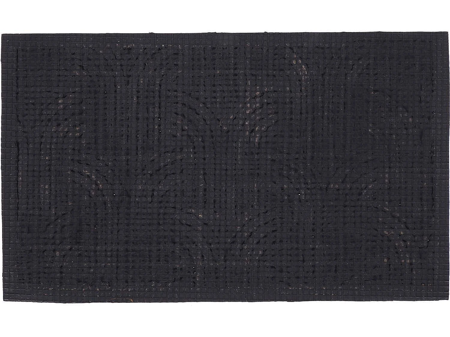Paillasson en fibres de coco et caoutchouc avec motifs 75 x 45 cm Art déco