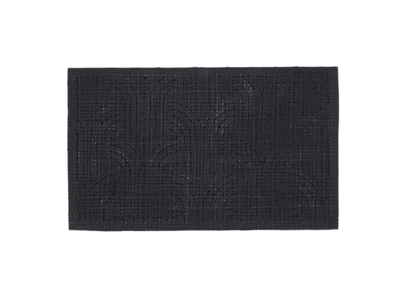 Paillasson en fibres de coco et caoutchouc avec motifs 75 x 45 cm Art déco
