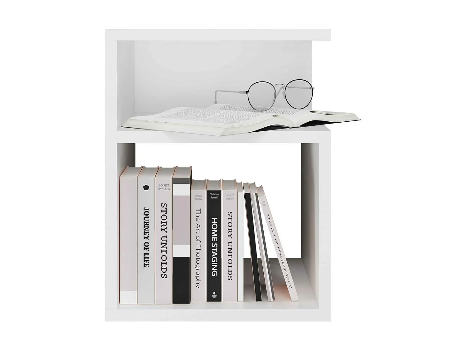 NIDO - Table de chevet style minimaliste - 30x30x40 cm - Chevet - Table d 'appoint