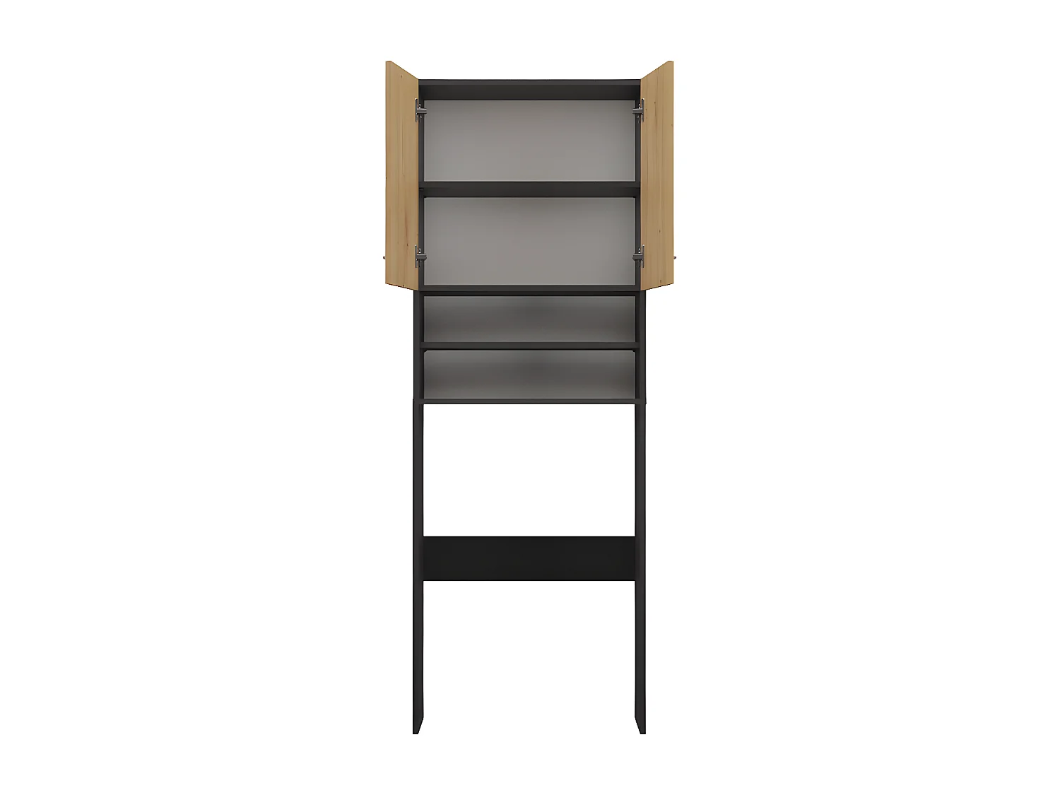 COMO - Mobile per lavatrice - 183x64x30 - 2 ante + 4 ripiani - Mobile da bagno