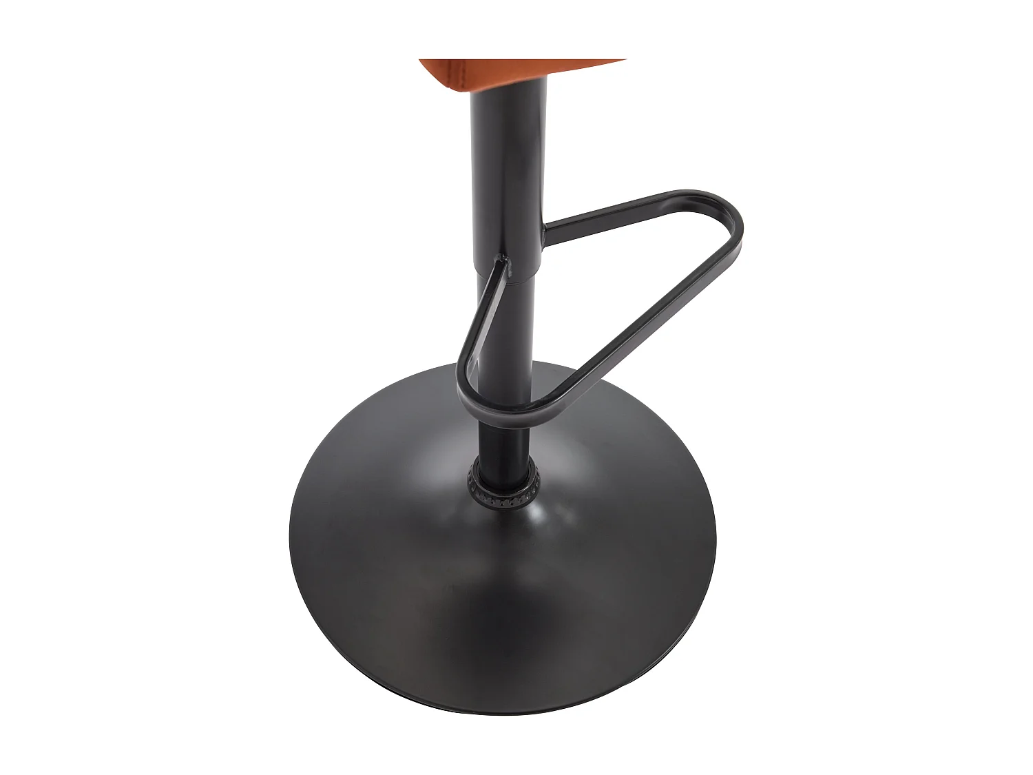 Conjunto de 2 taburetes de bar de terciopelo y metal negro - Altura ajustable - Terracota - PEGA de Pascal MORABITO