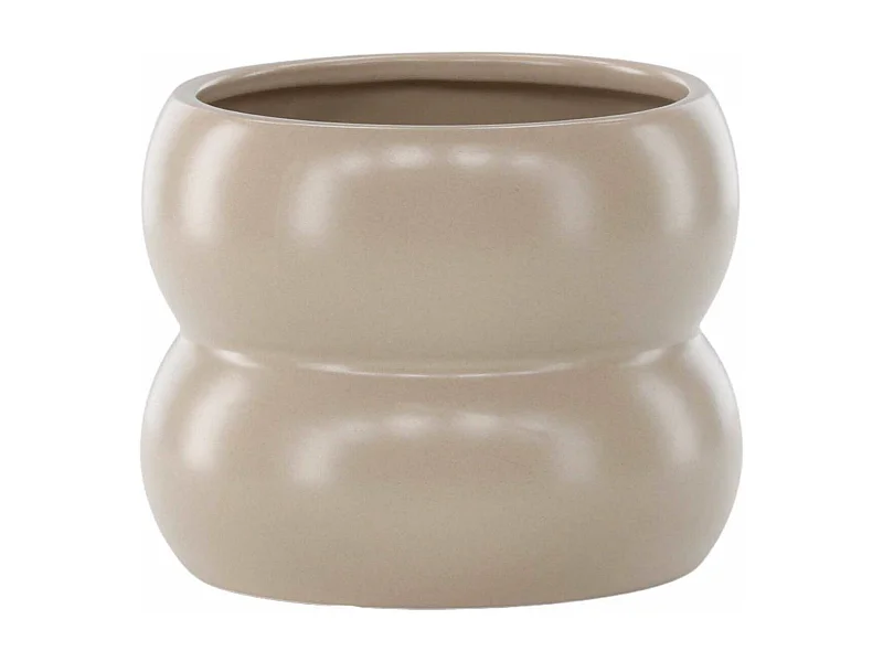 Dapne bloempot mat beige.
