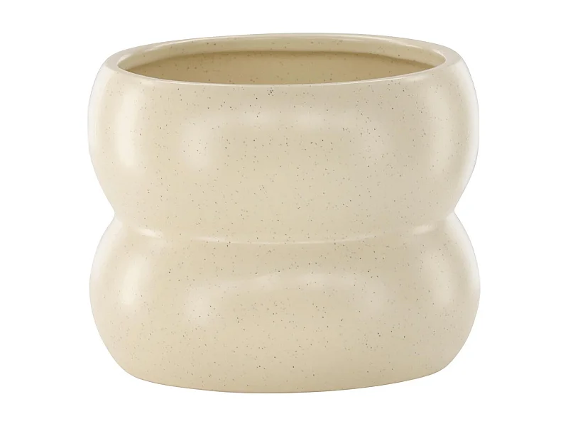 Dapne bloempot beige.