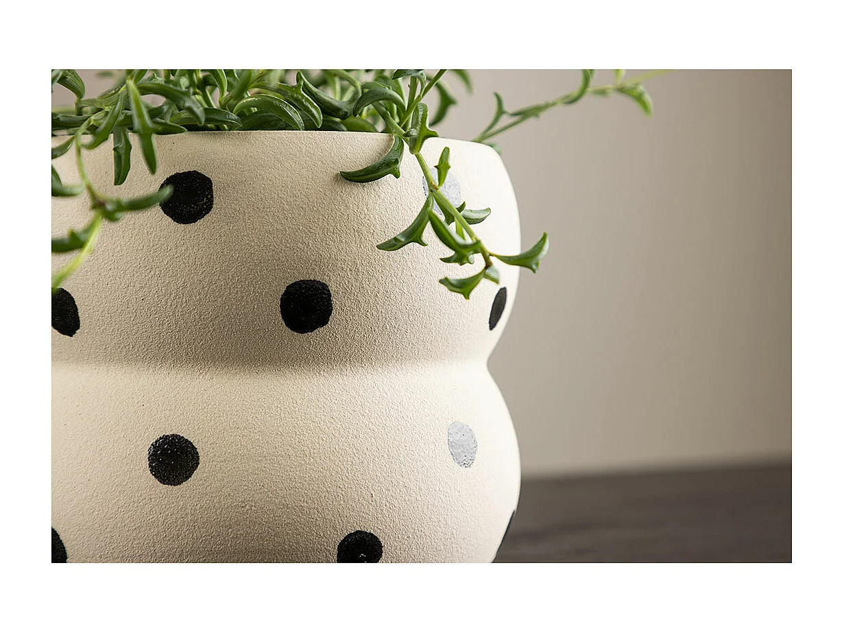 Dapne Blumentopf beige.