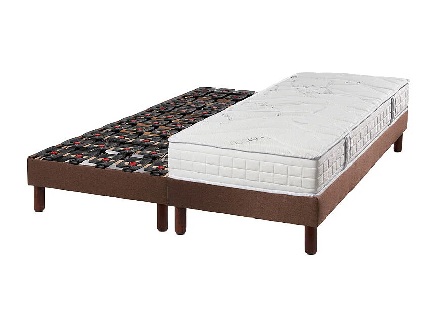 Sommier électrique Essenzia Zen VITALITE 2x70x190 Plots