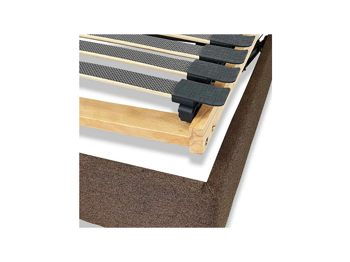 Sommier electrique Essenzia Zen DETENTE MARRON 90x200 Lattes