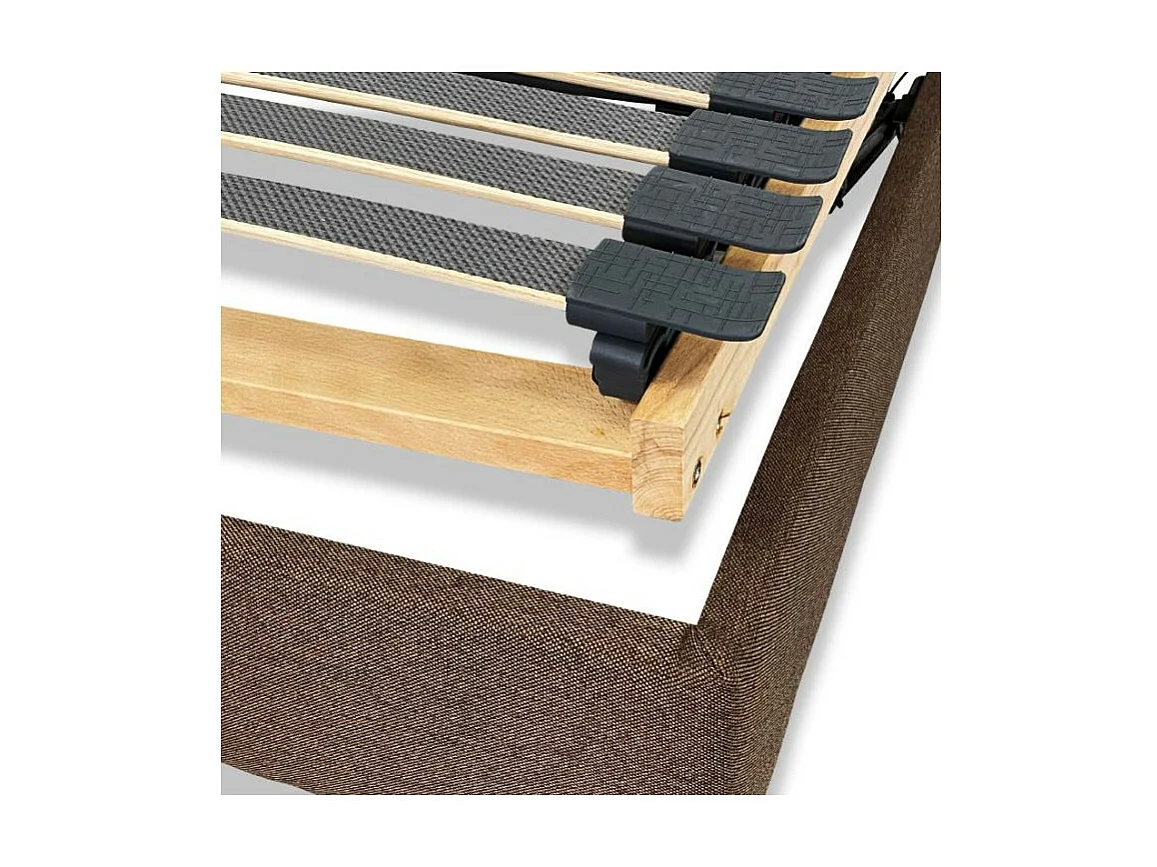 Sommier electrique Essenzia Zen DETENTE MARRON 90x200 Lattes