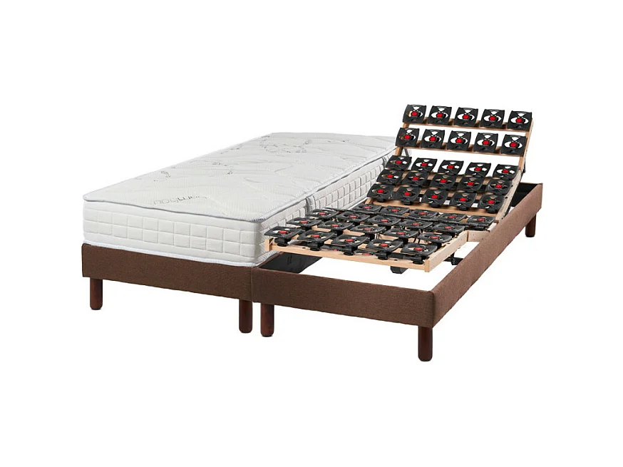 Sommier electrique Essenzia Zen VITALITE 2x80x200 Plots