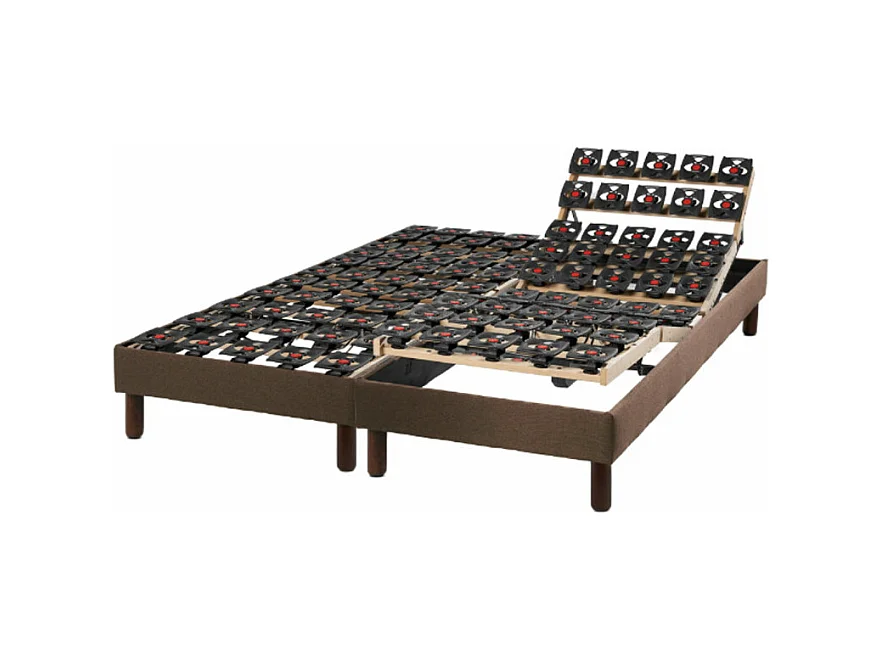 Sommier electrique Essenzia Zen VITALITE 2x80x200 Plots