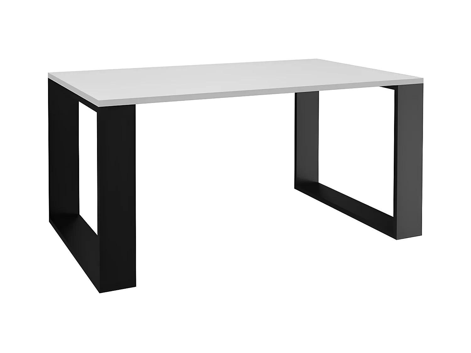 ALADA - Table basse rectangulaire style industriel - 90x58x50 cm - Table à café