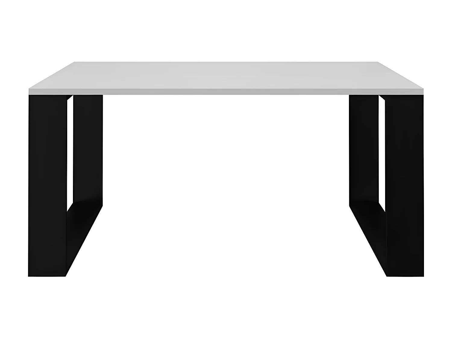 ALADA - Table basse rectangulaire style industriel - 90x58x50 cm - Table à café