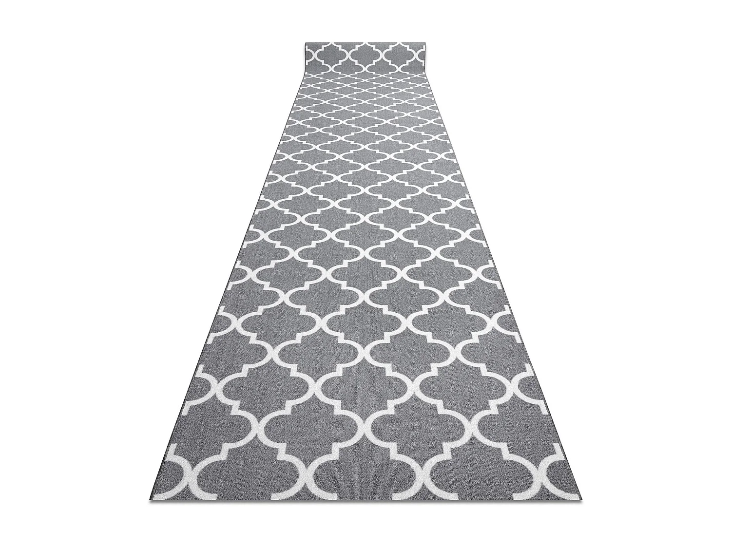 Gegummeerde bestrating Marokkaanse Klaver grijskleuring TRELLIS 30352 120x660 cm