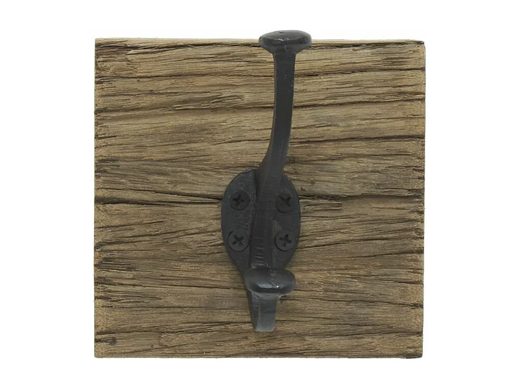 Patère en bois recyclé 1 crochet