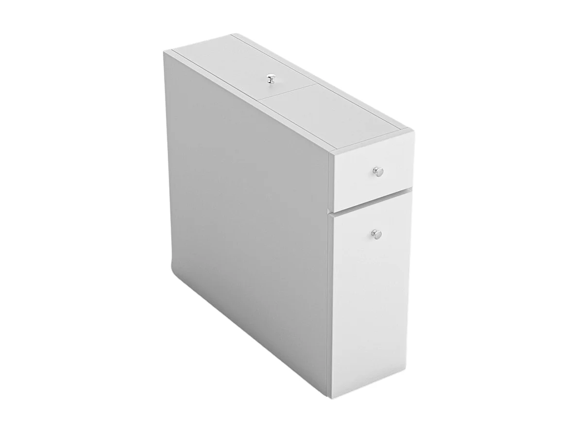 Scaffale di contenimento WC bianco L19 cm - CALENCIA