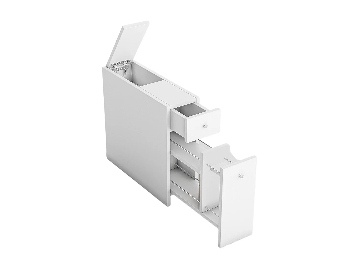 Scaffale di contenimento WC bianco L19 cm - CALENCIA