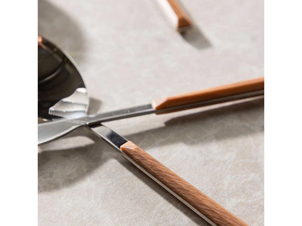 Jublie Besteckset 24 Teile Edelstahl silberfarben.