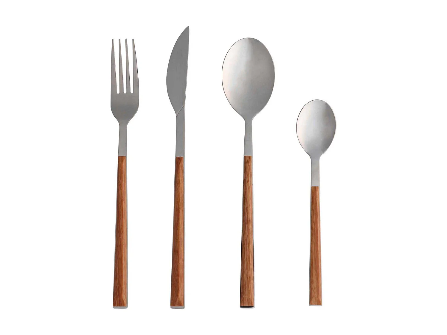 Jublie Besteckset 24 Teile Edelstahl silberfarben.