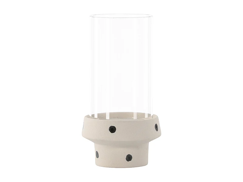 Davida waxinelichthouder beige.