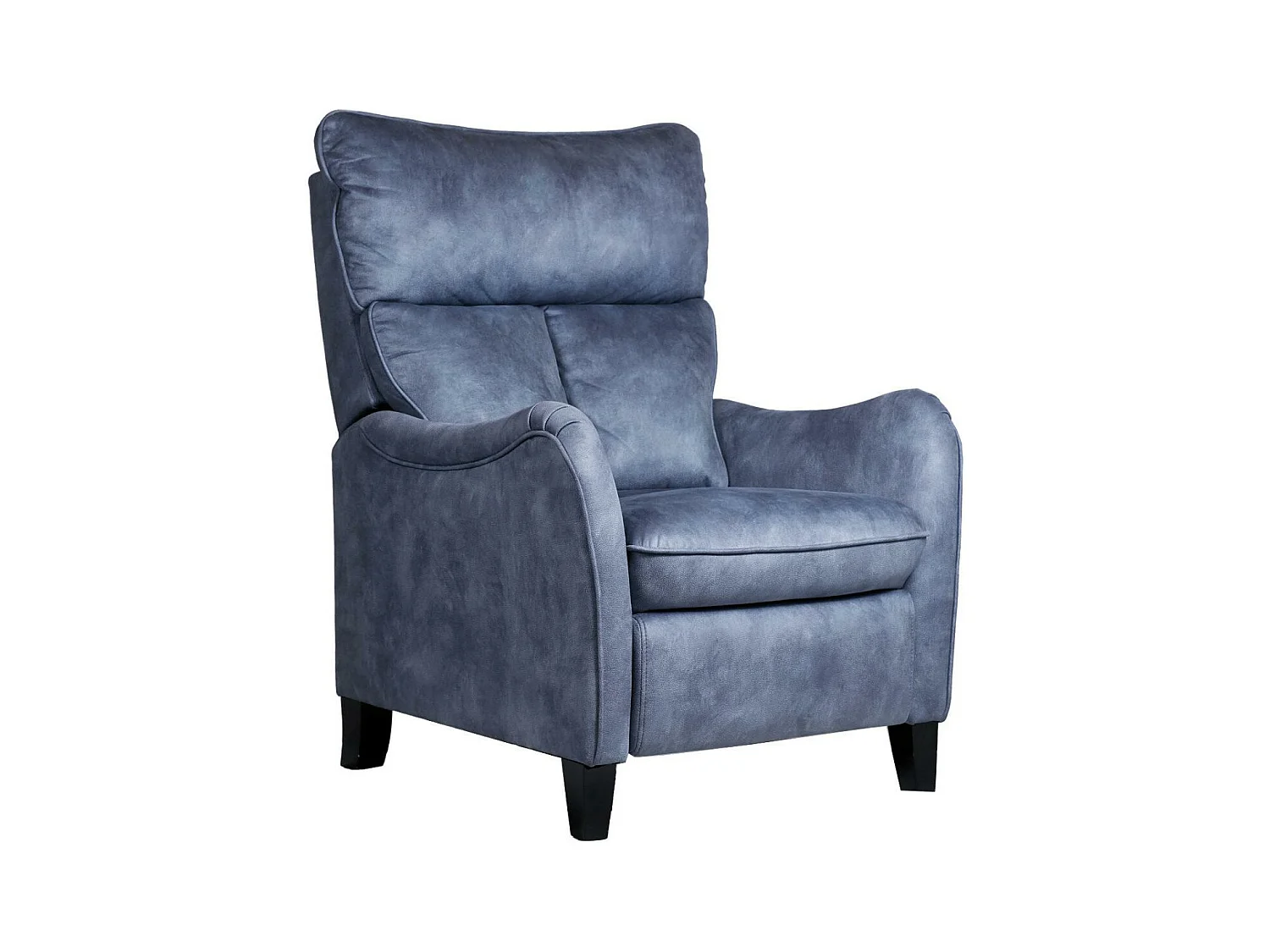 Fauteuil de relaxation manuel microfibre Mika-Couleur Bleu clair