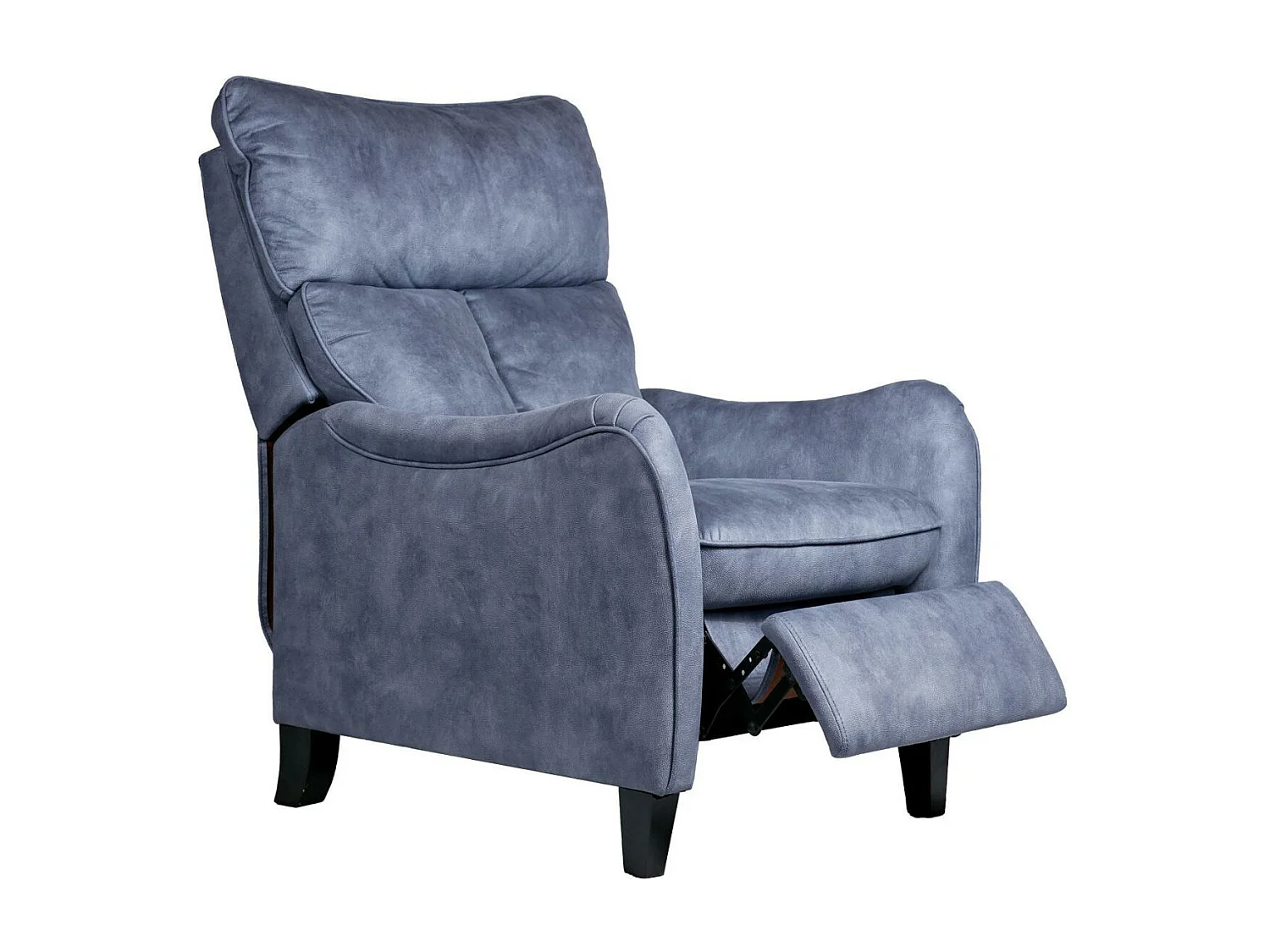 Fauteuil de relaxation manuel microfibre Mika-Couleur Bleu clair