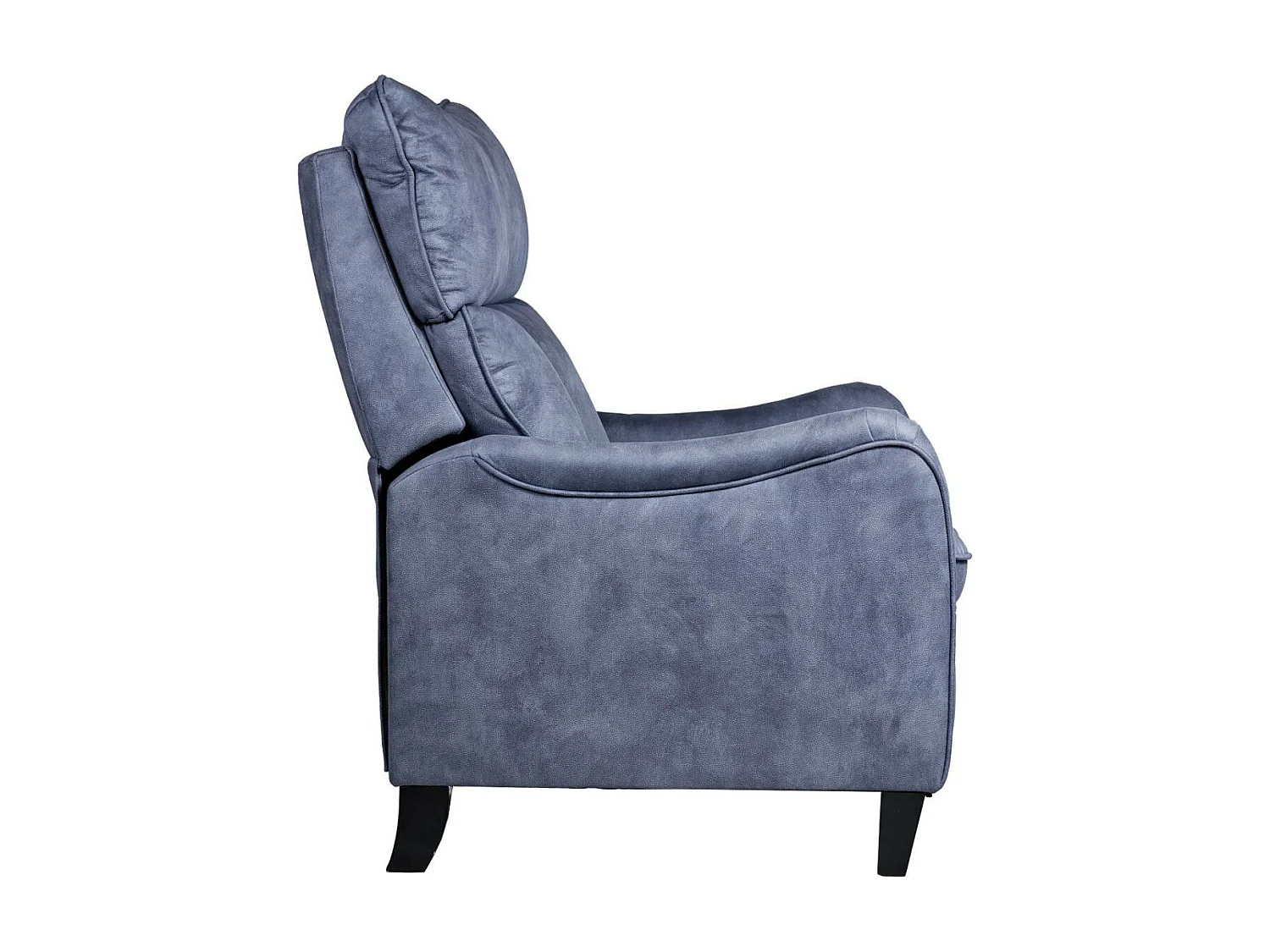 Fauteuil de relaxation manuel microfibre Mika-Couleur Bleu clair