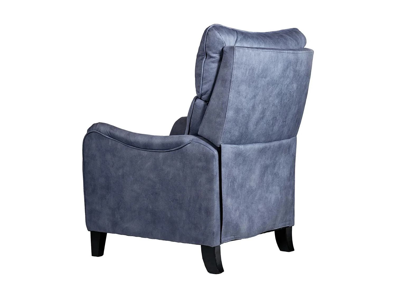 Fauteuil de relaxation manuel microfibre Mika-Couleur Bleu clair