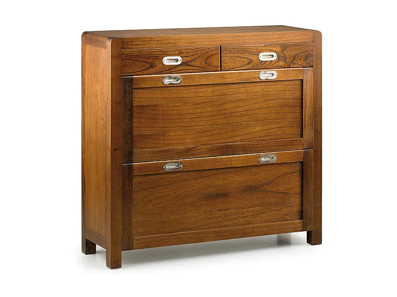 Zapatero Mindy Sotchy de madera maciza 100 cm