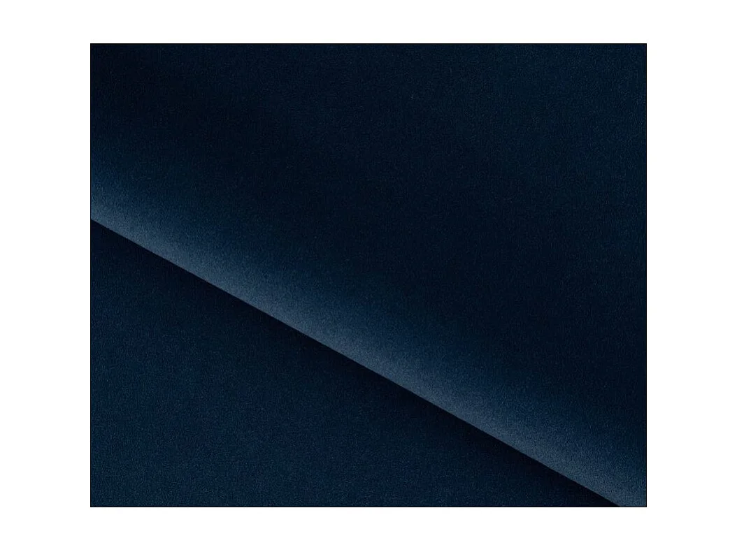 Canapé convertible angle droit velours bleu marine Savary 280cm