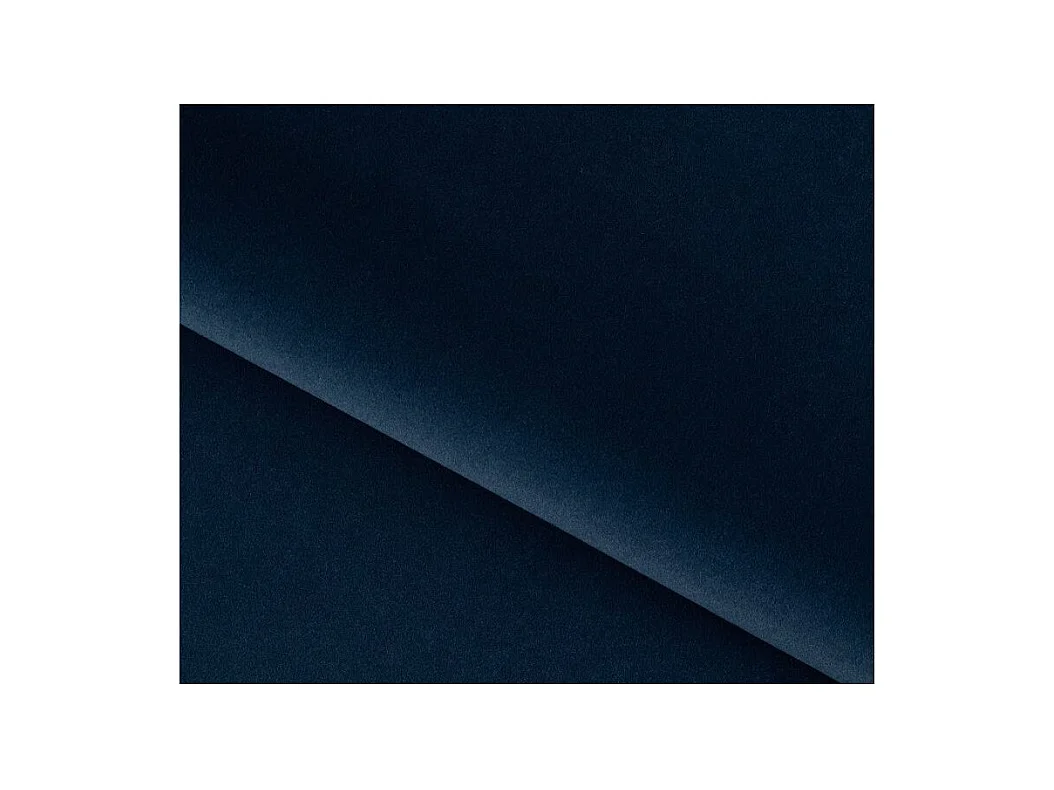 Canapé convertible angle droit velours bleu marine Savary 280cm