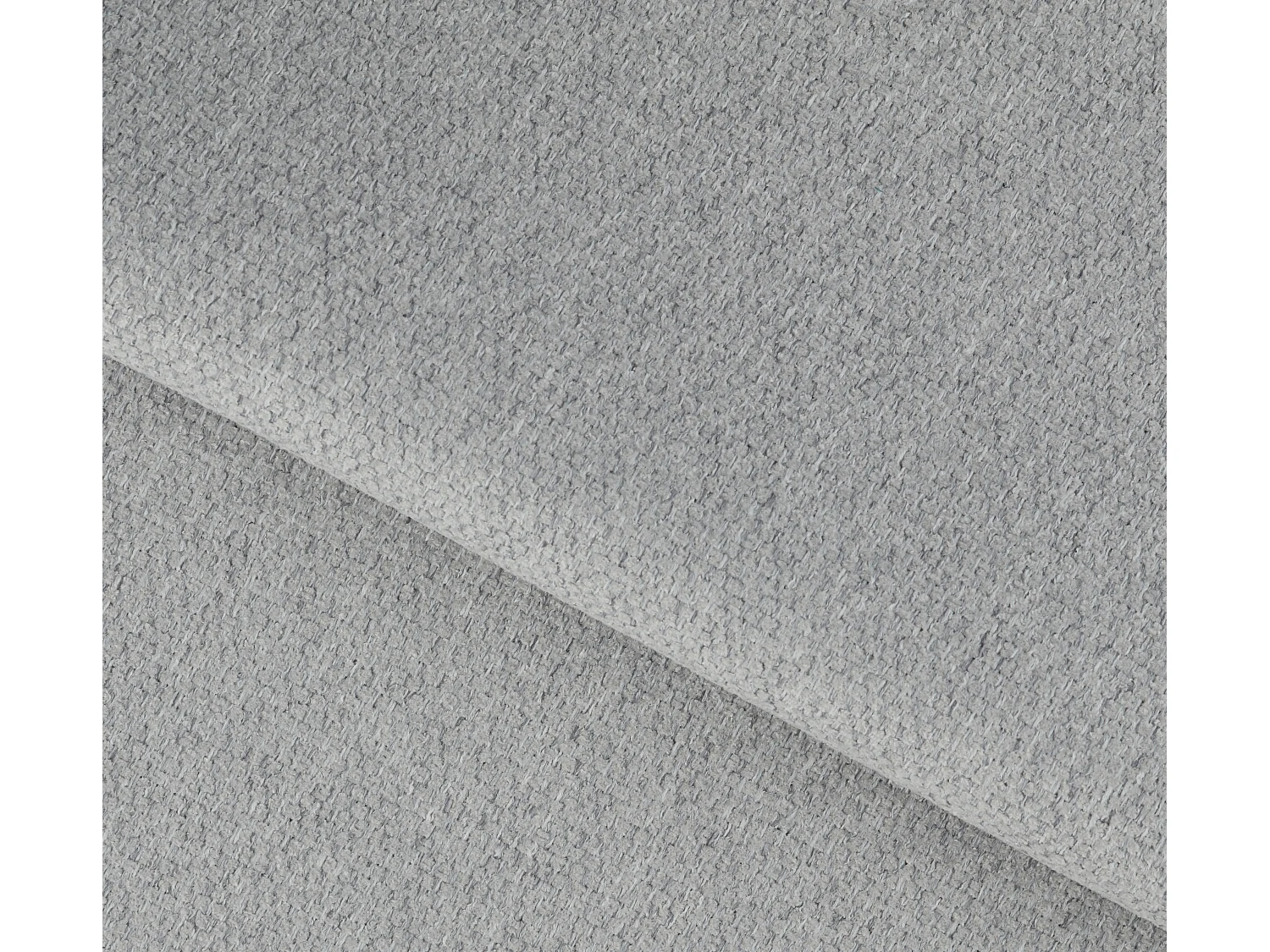 Canapé convertible angle gauche tissu gris clair chiné Savary 280cm