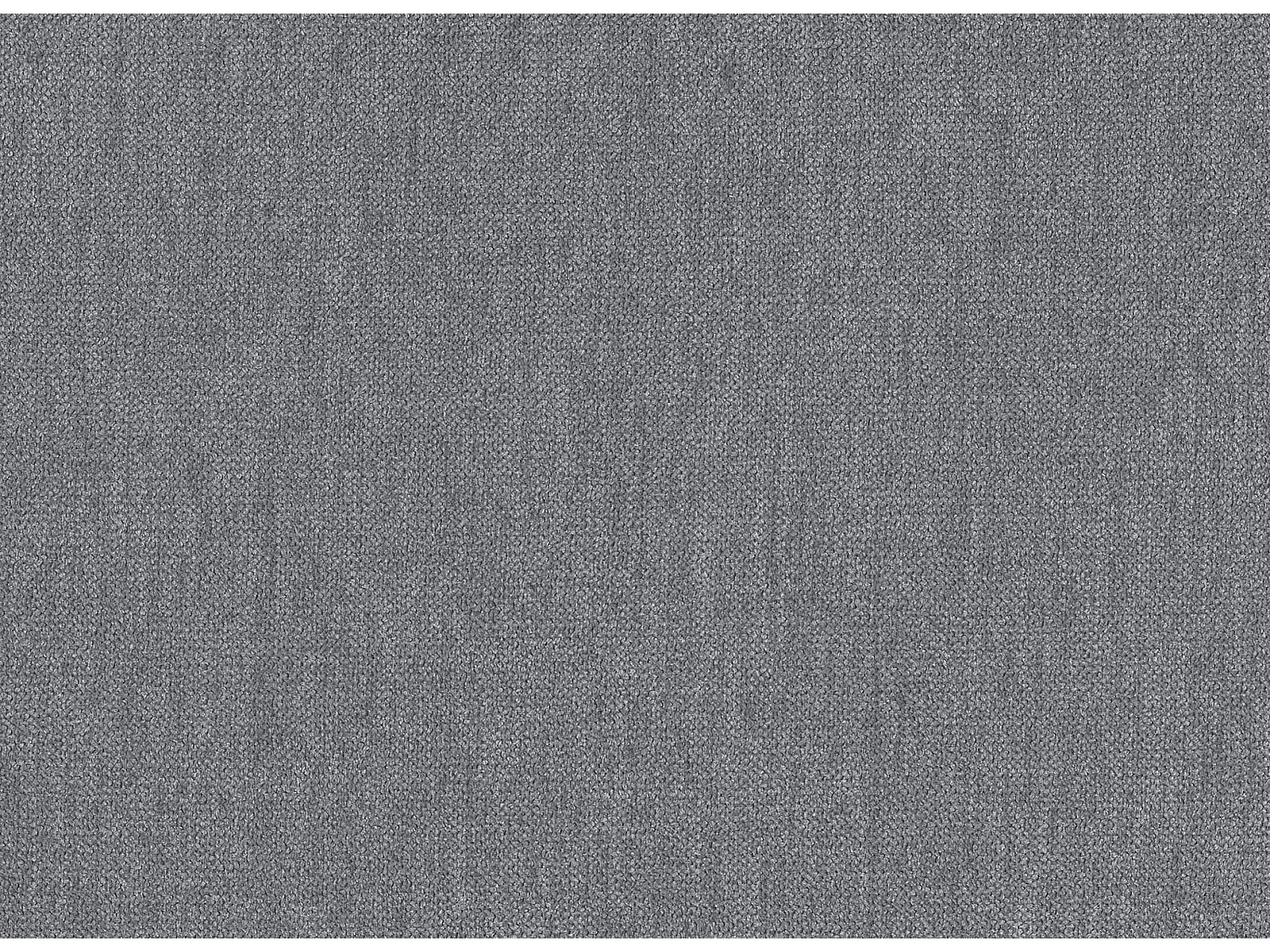 Canapé convertible angle gauche tissu gris et chromé Pika 260cm
