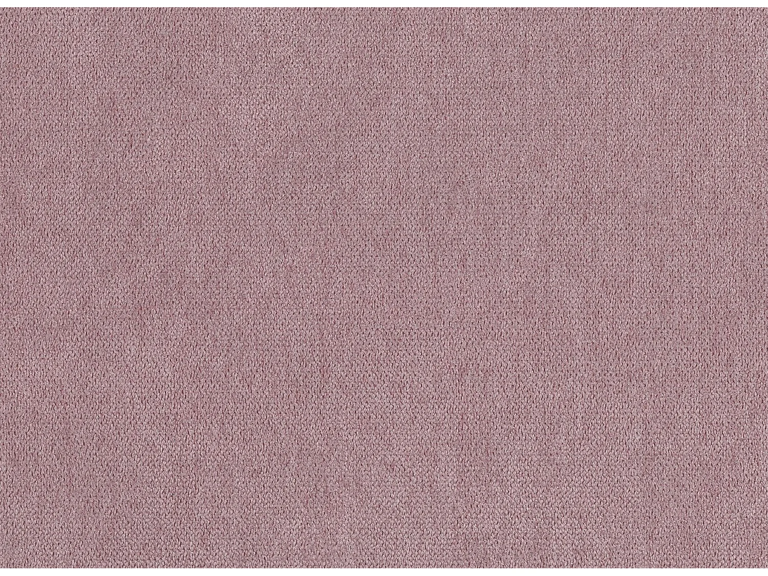 Canapé convertible angle droit tissu doux rose clair et chromé Pika 260cm