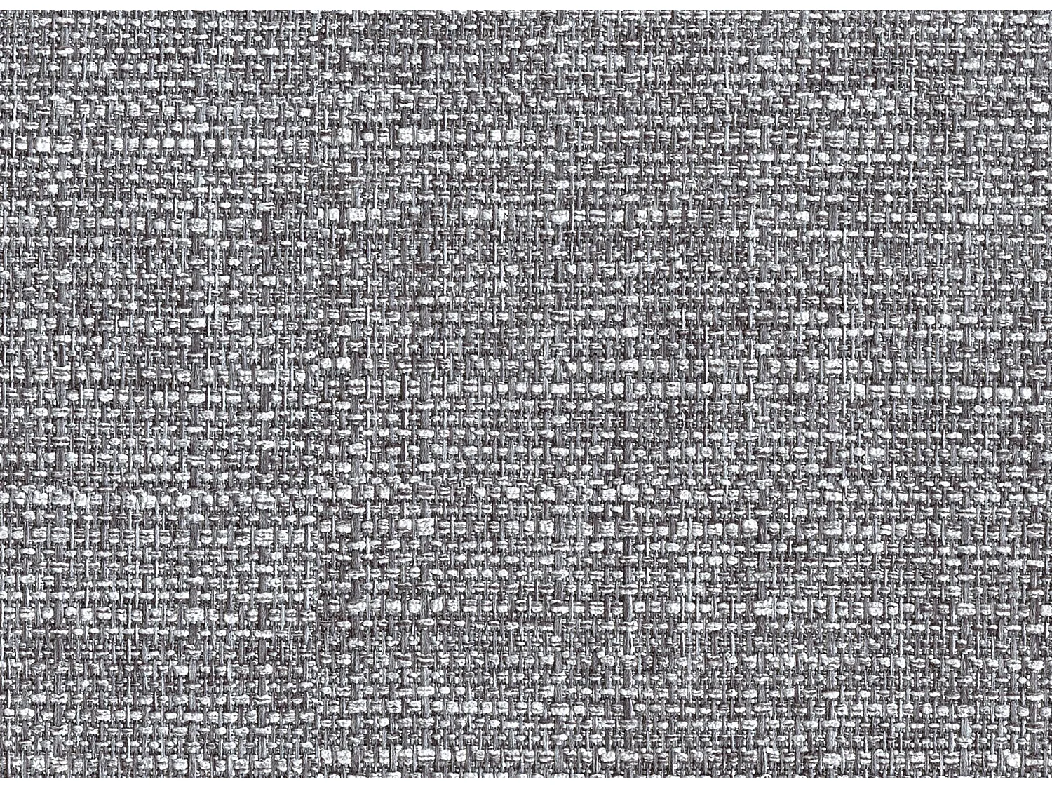 Canapé convertible angle droit tissu gris clair et chromé Pika 260cm