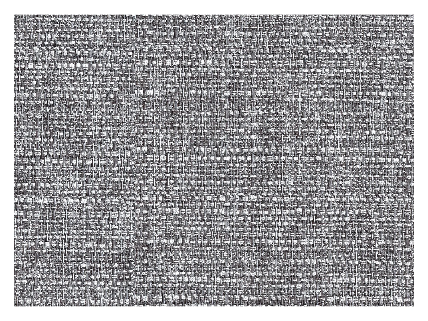 Canapé convertible angle droit tissu gris clair et chromé Pika 260cm