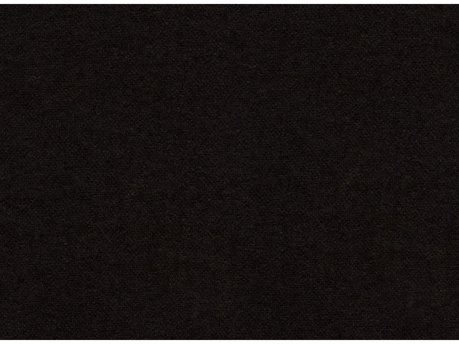 Canapé convertible angle droit velours noir et chromé Pika 260cm