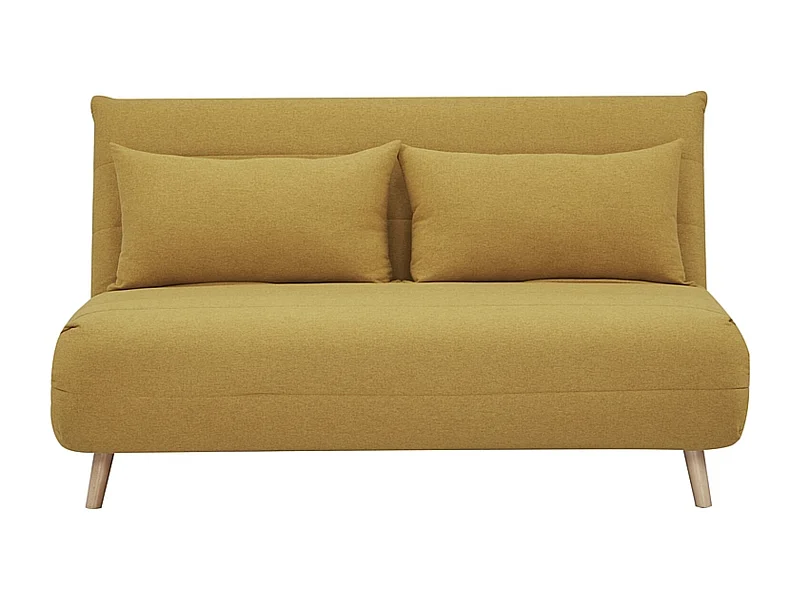 Sofa rozkładana z funkcją spania SPIKE II curry