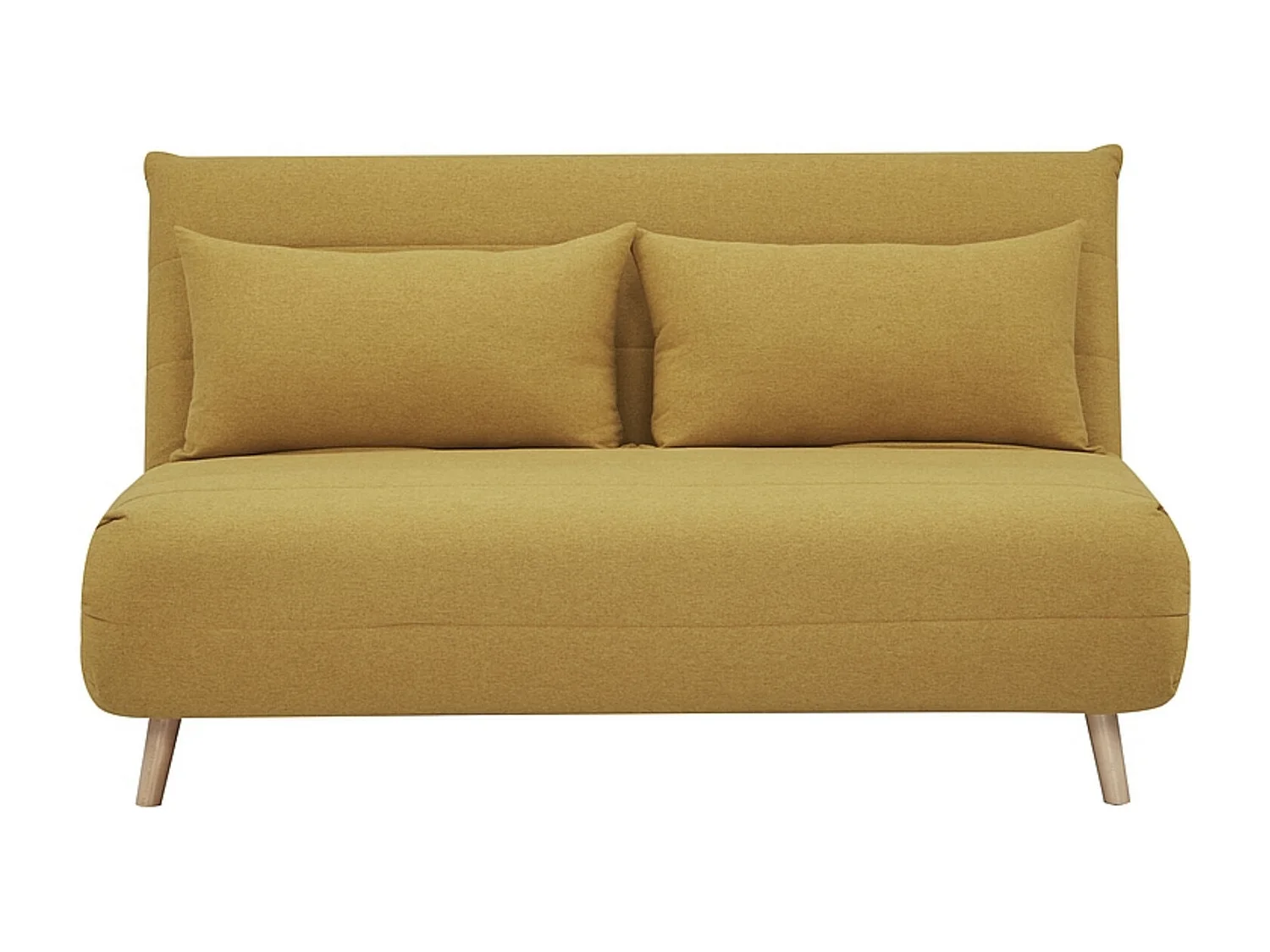 Sofa rozkładana z funkcją spania SPIKE II curry