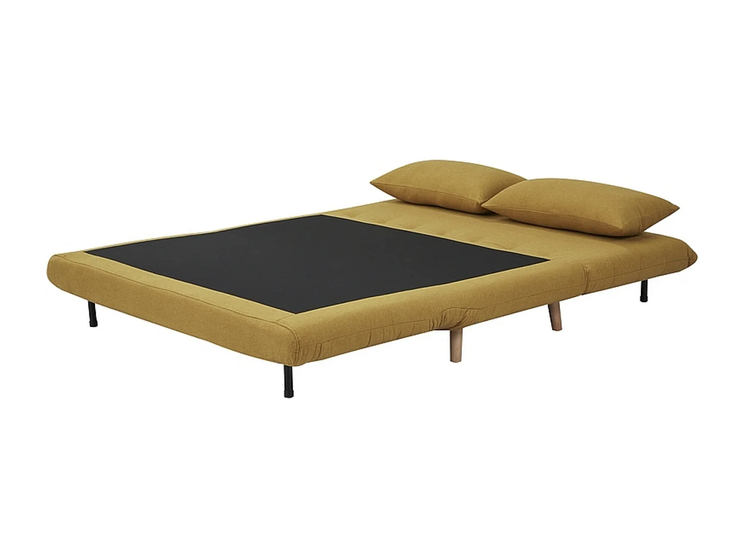 Sofa rozkładana z funkcją spania SPIKE II curry