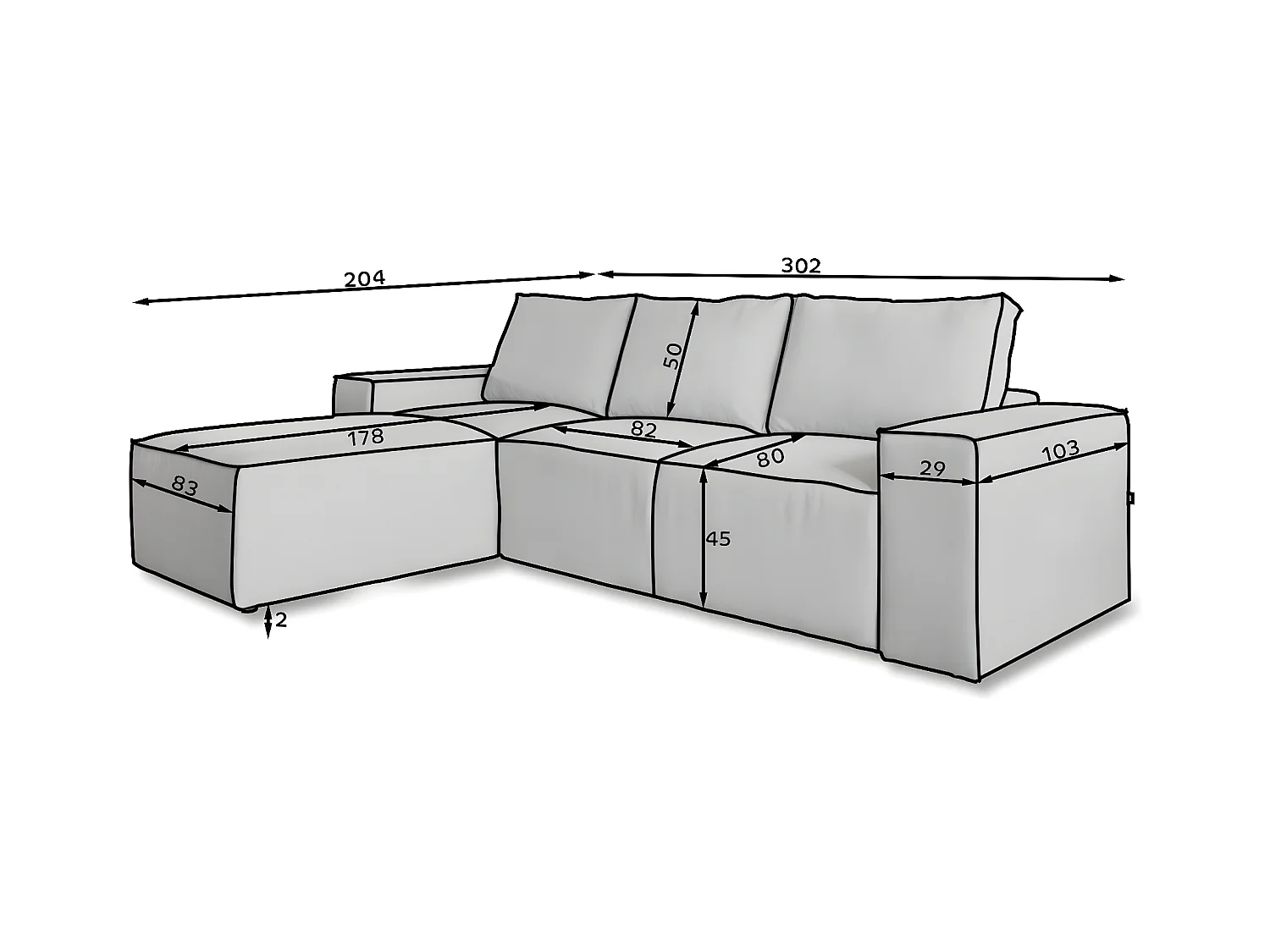 Canapé d'angle gauche convertible moderne velours vert anglais Willace 302cm