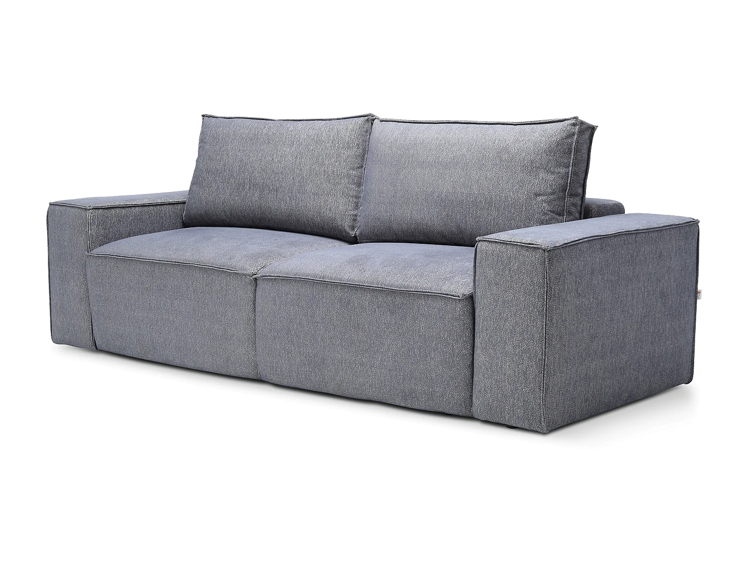 Canapé convertible 4 places tissu beige chiné Willace 260cm