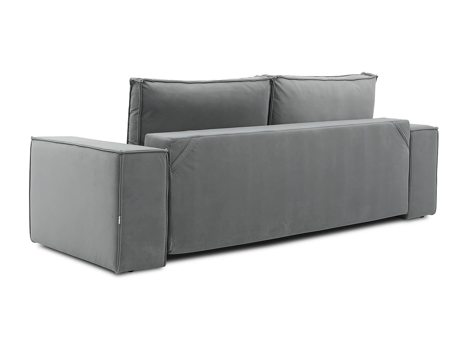 Canapé convertible 4 places tissu beige chiné Willace 260cm