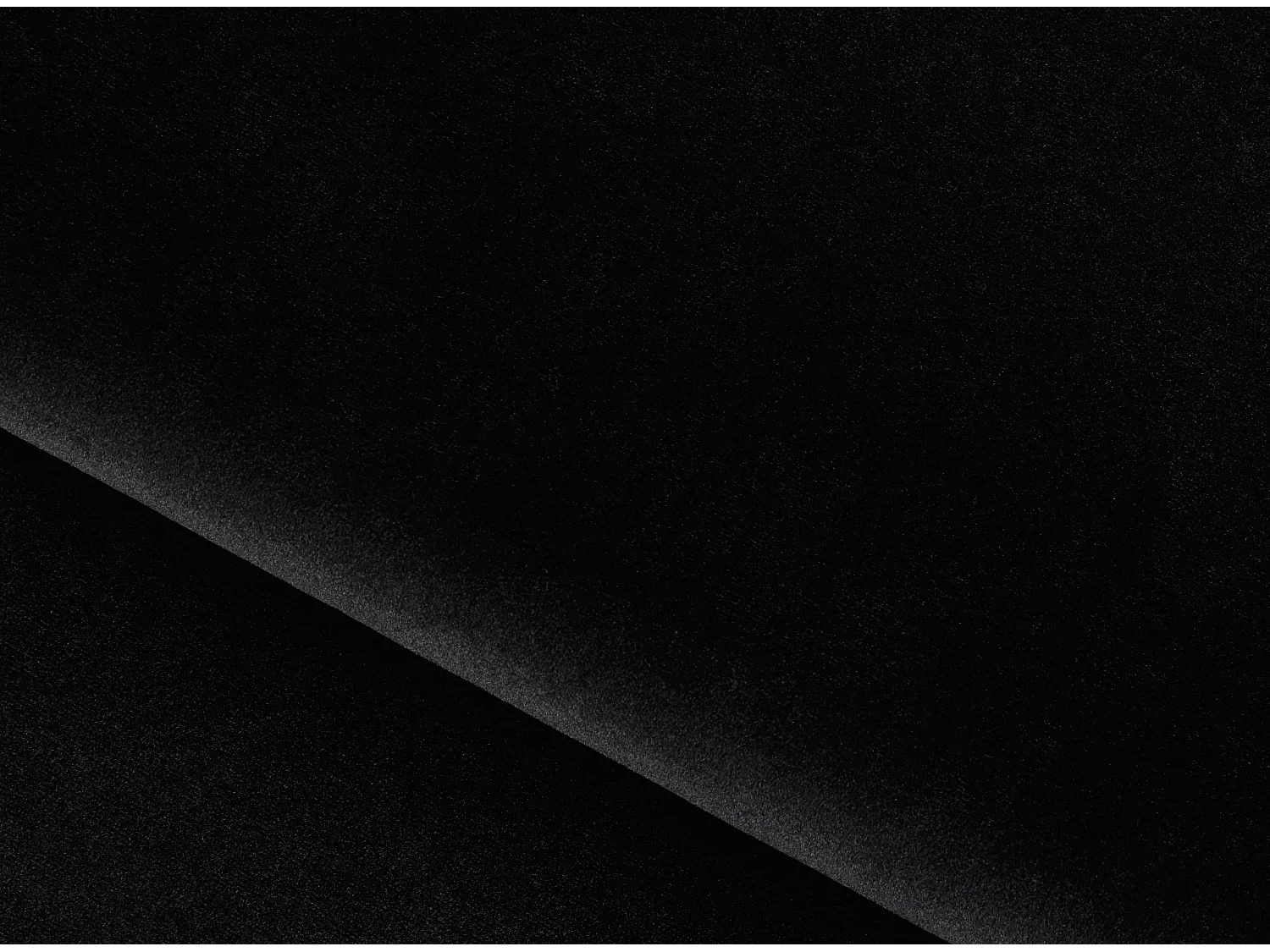 Canapé convertible angle droit velours noir Grenky 276cm