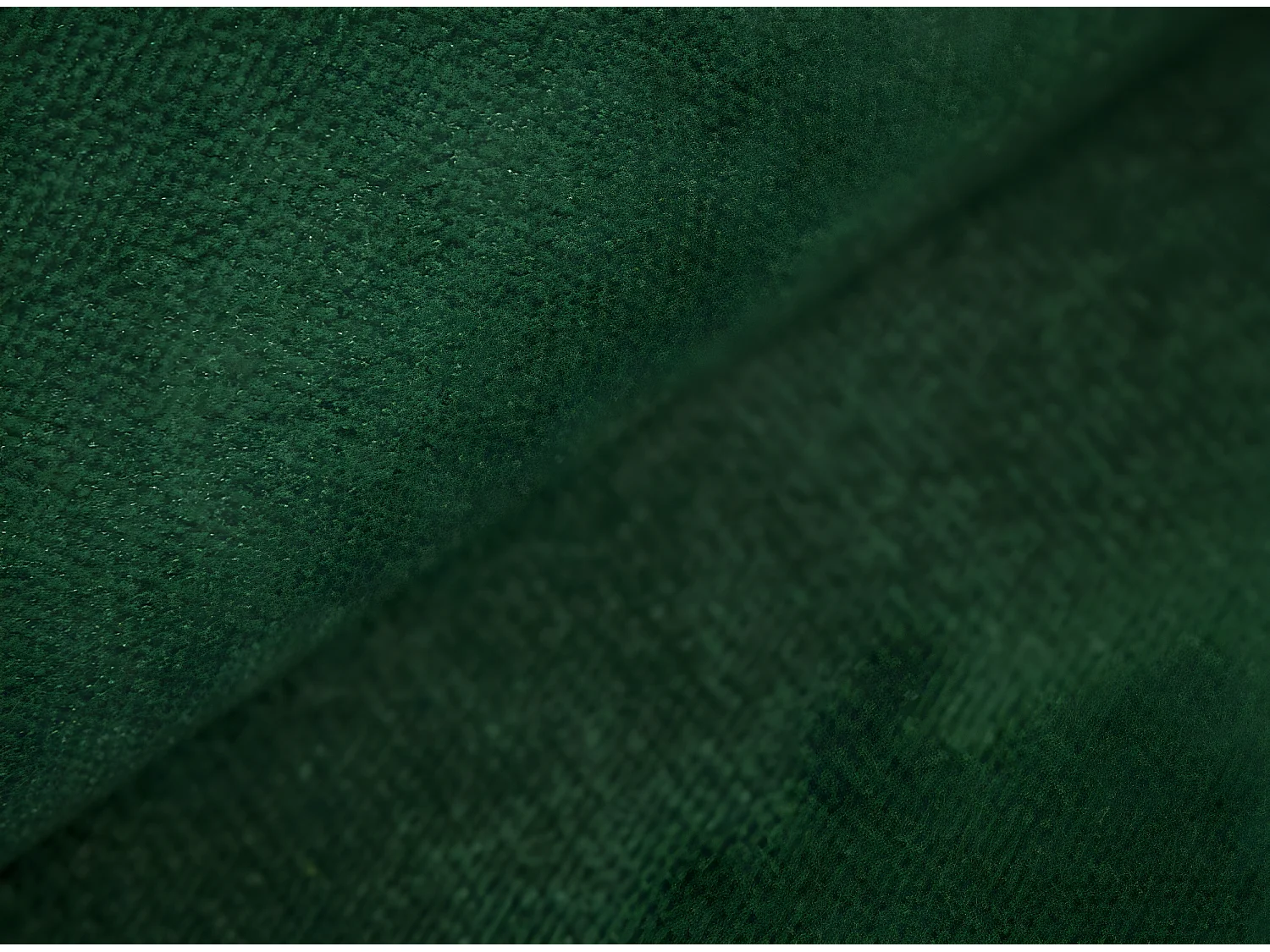 Canapé d'angle gauche convertible velours vert sapin Marka 275cm