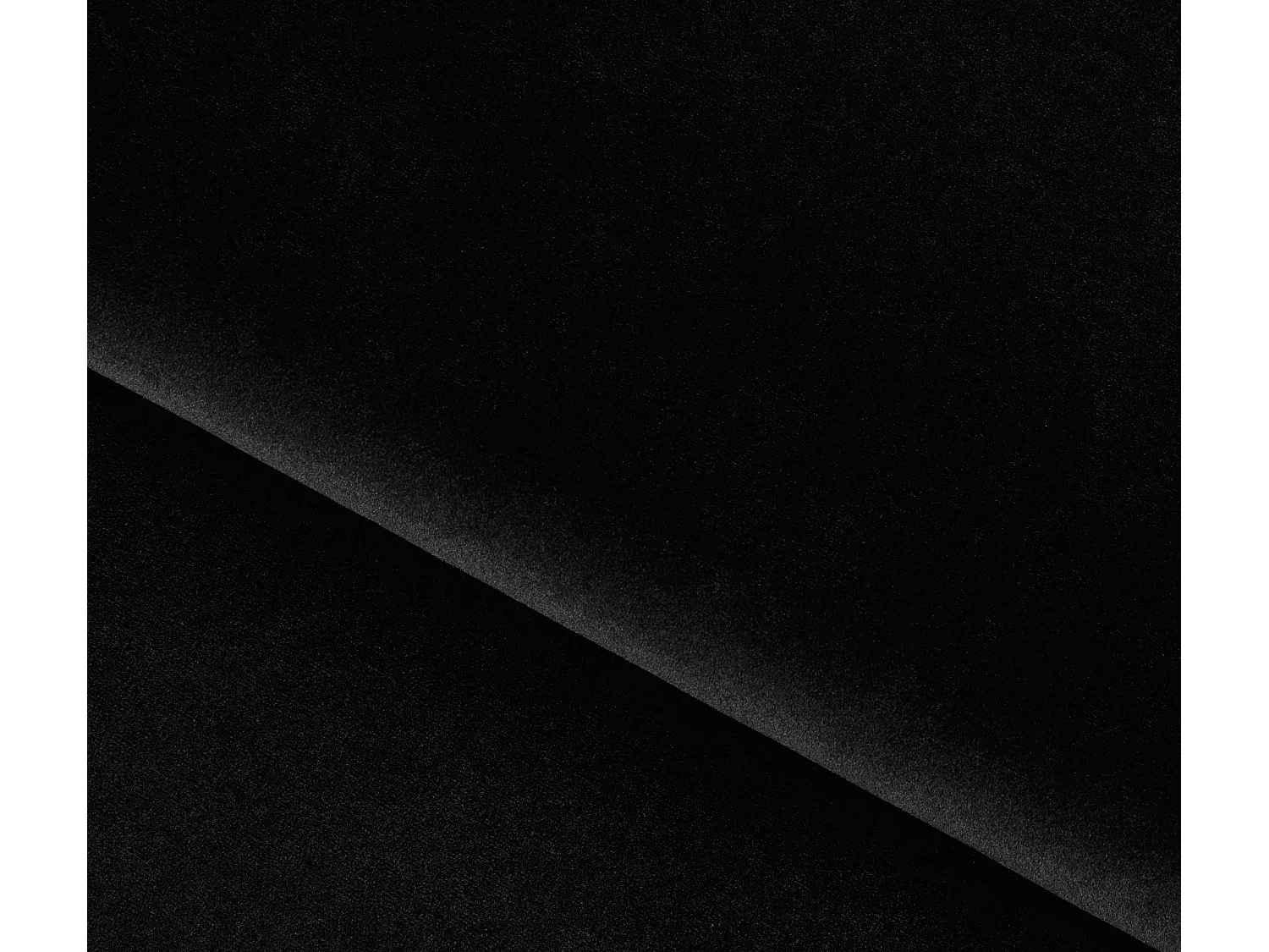 Canapé convertible capitonné angle gauche tissu noir Larry 260cm