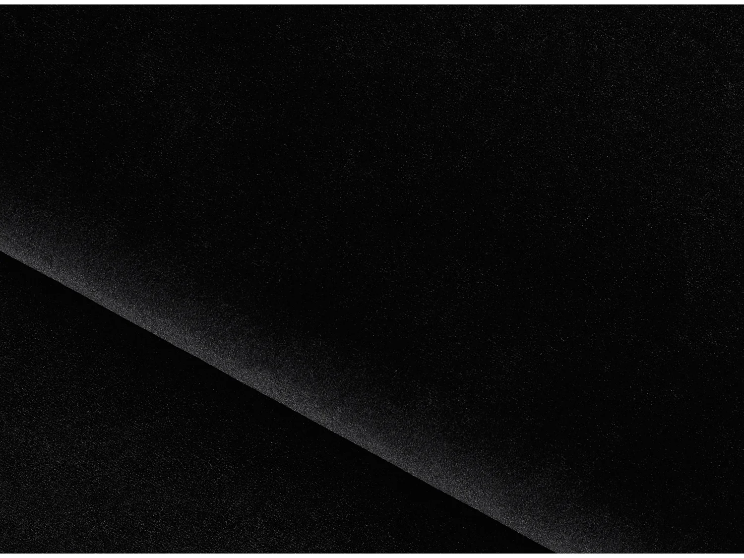 Canapé d'angle gauche convertible moderne velours noir Willace 302cm