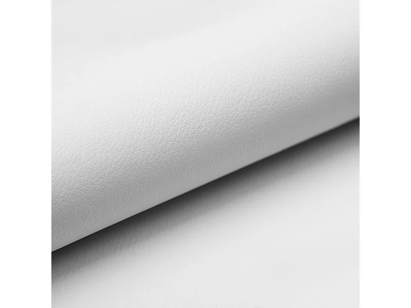 Canapé angle convertible et réversible simili blanc et noir Luzo 245cm