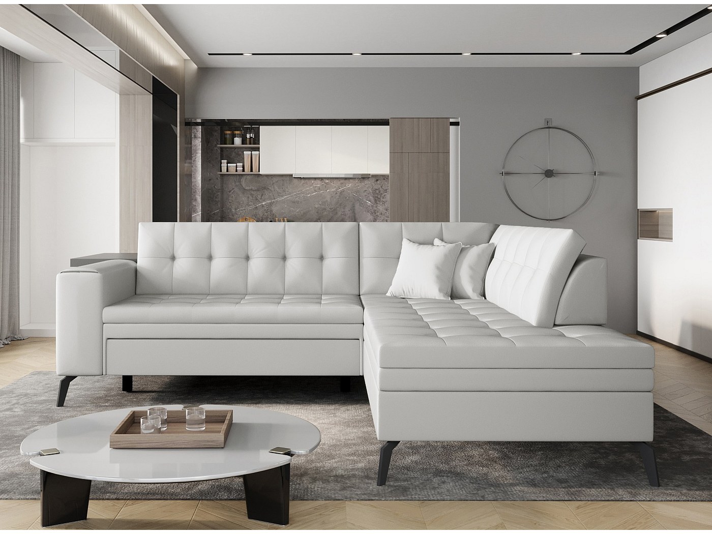 Canape Simili Cuir Convertible